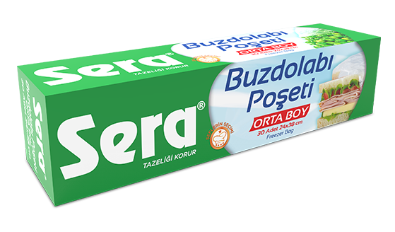 SERA Buzdolabı Poşeti Orta Boy 30 Adet