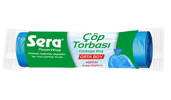 SERA Çöp Torbası Orta Boy 15 Adet