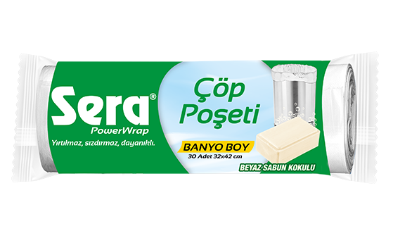 SERA Çöp Torbası Banyo Boy 30 Adet